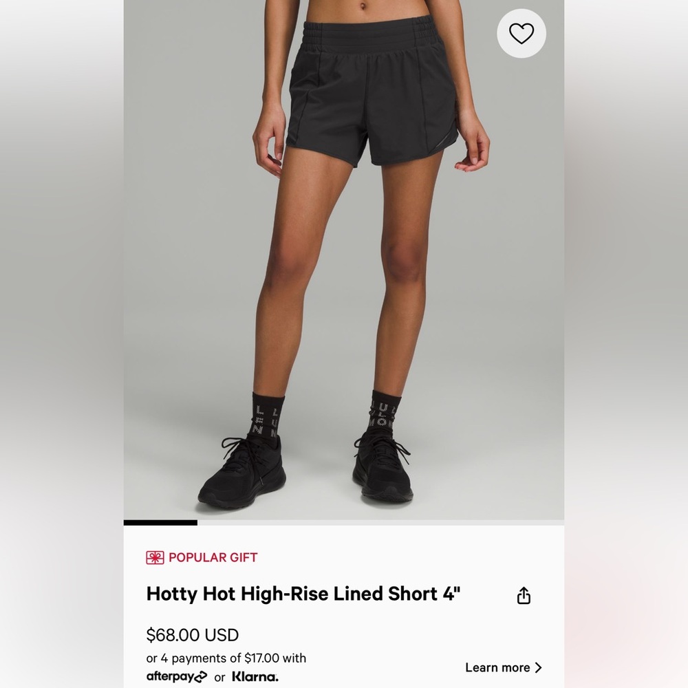 Gotta Hot High Rise Lined Short 4inch